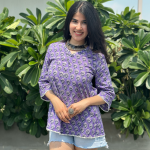 1Grapepurpleshortkurti