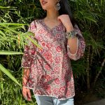 1cloudgreylaceshortkurti