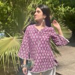 1heatherpurplelaceshortkurti