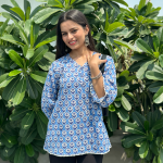 1Slateblueshortkurti