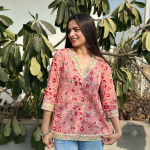 1dustypinkshortkurti