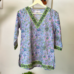 Periwinkleprintedshortkurti