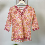 Salmonpinkshortkurti