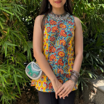 aquabluehaltershortkurti