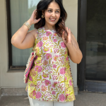 cottonwhitehaltershortkurti