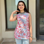 skybluehaltershortkurti